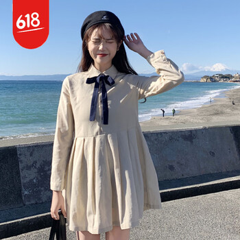 復(fù)古條紋連衣裙，穿出你的曲線(xiàn)美