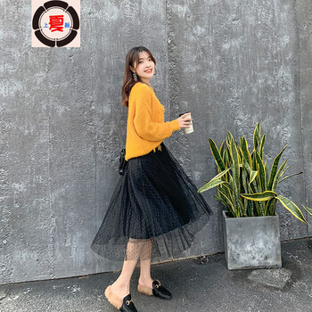 高腰半身裙打造浪漫女神