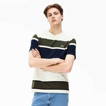 LACOSTE 短袖 男士T恤 5VJ白/綠/藏青 