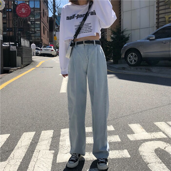 親嘴兔 高腰 鉛筆褲/小腳褲 女 長褲 牛仔褲
