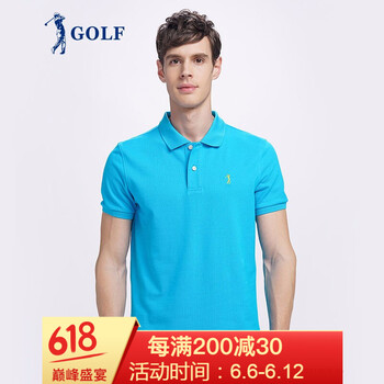 高爾夫（GOLF） 短袖 男士T恤 海軍藍(lán) 