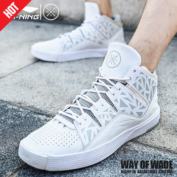 李寧（LI-NING）籃球鞋-2基礎(chǔ)白/微晶灰 41