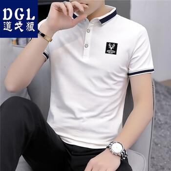 道戈狼（Daogelang） 短袖 男士T恤 #905白色 