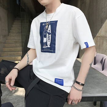 袋鼠（DaiShu） 短袖 男士T恤 9169白色 