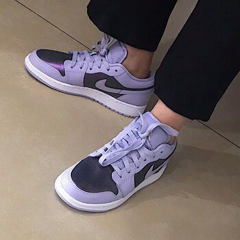 耐克（NIKE）籃球鞋電光紫 亮紫葡萄554723-505 