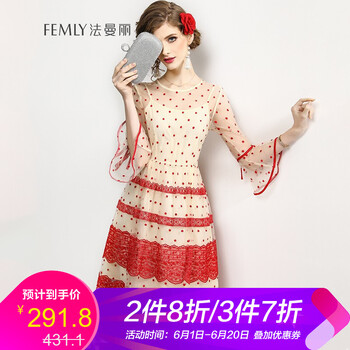 蕾絲連衣裙，打造優(yōu)雅小蠻腰