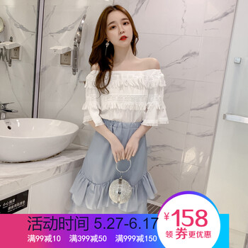 復(fù)古高腰半身裙，打造浪漫少女感