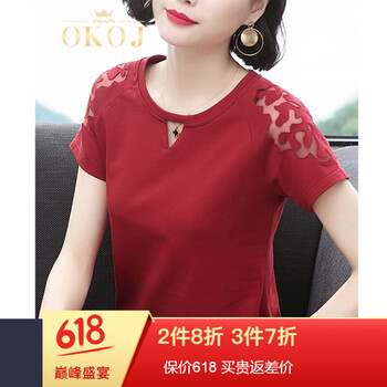 百搭短袖上衣，微胖女神的好幫手