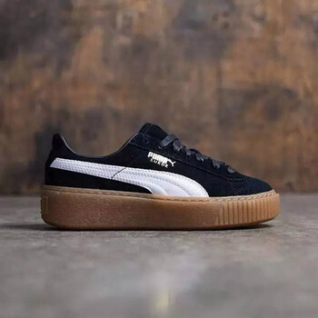 彪馬（PUMA）板鞋36355902黑色+樹膠色+黑色 