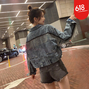 早秋穿搭，牛仔外套顯瘦感