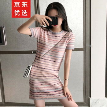 條紋連衣裙hm