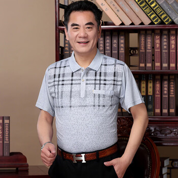 deciuhlae 短袖 男士T恤 801淺灰色 真口袋 
