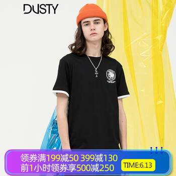 DUSTY 短袖 男士T恤 BK 