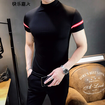 快樂嘉人 短袖 男士T恤 A55黑色 S，XL，L，M，XXL