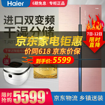 海爾（Haier） BCD-486WDGE 十字對開門 冰箱