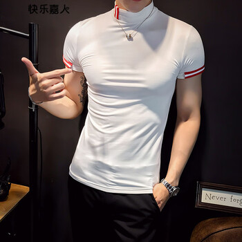 快樂嘉人 短袖 男士T恤 A51白色 S，XL，L，XXL，M