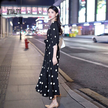 寬松印花長(zhǎng)裙，打造優(yōu)雅女神范