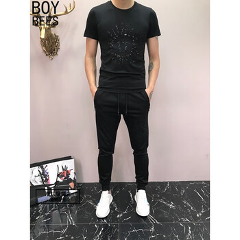 Boy Bees 短袖 男士T恤 黑色太陽 
