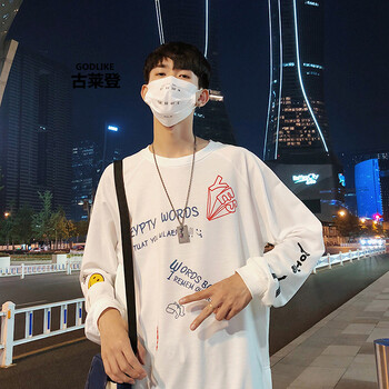 古萊登（GODLIKE） 長(zhǎng)袖 男士T恤 白色長(zhǎng)袖W562 XL，L，M，XXXL，XXL
