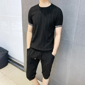 碧恩斯（BIENSI） 短袖 男士T恤 123黑色 