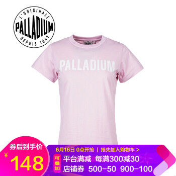 帕拉?。≒ALLADIUM） 印花 短袖 T恤 女 圓領(lǐng)