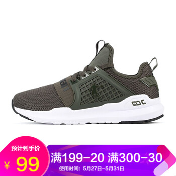 喬丹跑步鞋迷灰綠/黑色-網(wǎng)面 39