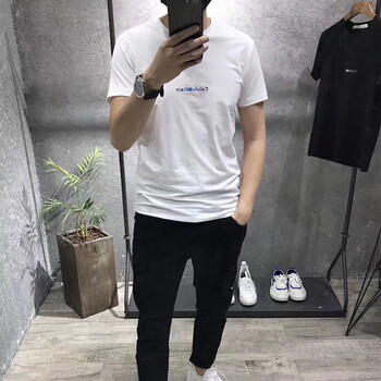 森籮杰（kim ck in） 短袖 男士T恤 白色552 