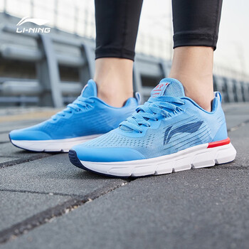 李寧（LI-NING）跑步鞋碧空藍(lán)/標(biāo)準(zhǔn)白 
