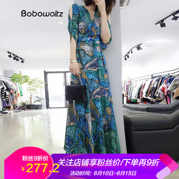 bobowaltz  開衩 連衣裙