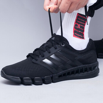 阿迪達斯（Adidas）跑步鞋EF2664/織物網眼鞋面 