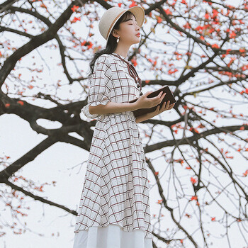 復(fù)古風(fēng)，荷葉裙打造優(yōu)雅小仙女