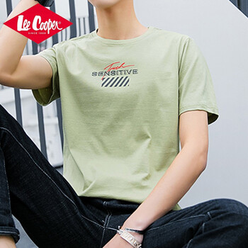 Lee Cooper 短袖 男士T恤 T7896抹茶 