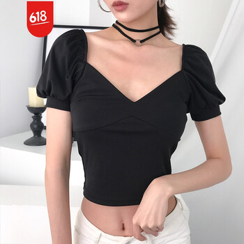 復(fù)古短袖上衣，打造優(yōu)雅小仙女