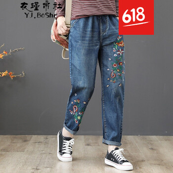 元素,新款,褲新款,松緊,流行,長褲,趨勢,繡花,樣式
