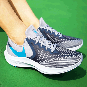 耐克（NIKE）跑步鞋AQ7497-400/銀灰 