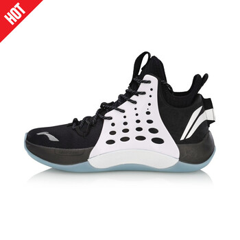 李寧（LI-NING）籃球鞋標(biāo)準(zhǔn)黑/標(biāo)準(zhǔn)白(音速7代) 42
