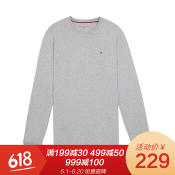 TOMMY HILFIGER 短袖 男士T恤 039 淺灰色 