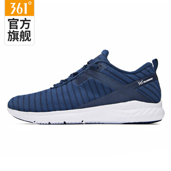 361度跑步鞋莊園藍/361度白 44，39，40，41，42，43
