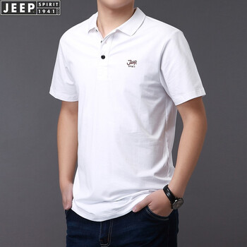 Jeep 短袖 男士T恤 PS0001白色 