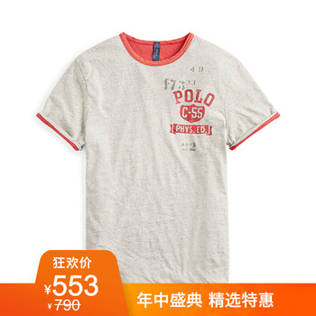 Polo Ralph Lauren 短袖 男士T恤 D94-灰色多色 
