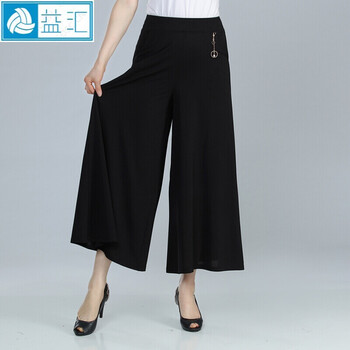 寬松闊腿褲，微胖妹子的穿搭神器