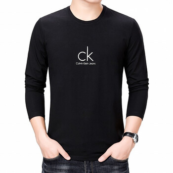 森籮杰（kim ck in） 長(cháng)袖 男士T恤 黑色812 