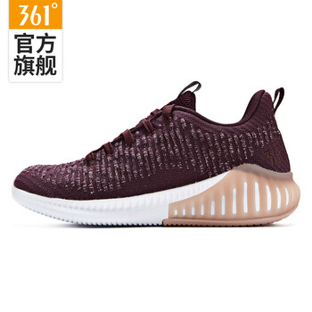 361度跑步鞋氧化鐵紅/粉玫紅 35，36，37，38，39，40