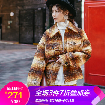 呢外套女短款韓版
