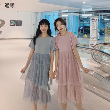 純色修身吊帶裙，微胖女神的福音