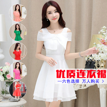 洛芊（Luoqian）  露肩 連衣裙