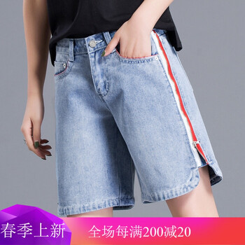 百搭牛仔短褲，穿出青春活力范