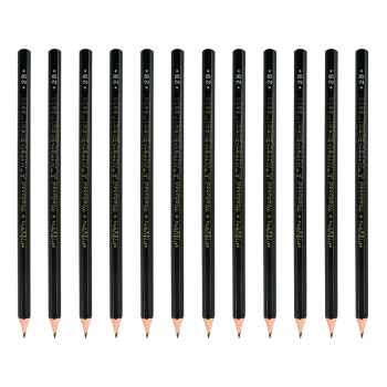 日本三菱（Uni）学生考试2B铅笔 美术素描铅笔 9800 12支装