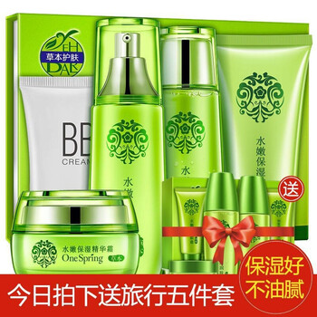 一枝春（OneSpring）套裝/禮盒提拉緊致，保濕，抗痘，深層清潔，補(bǔ)水