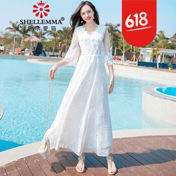 優(yōu)雅蕾絲裙，打造清新女神范